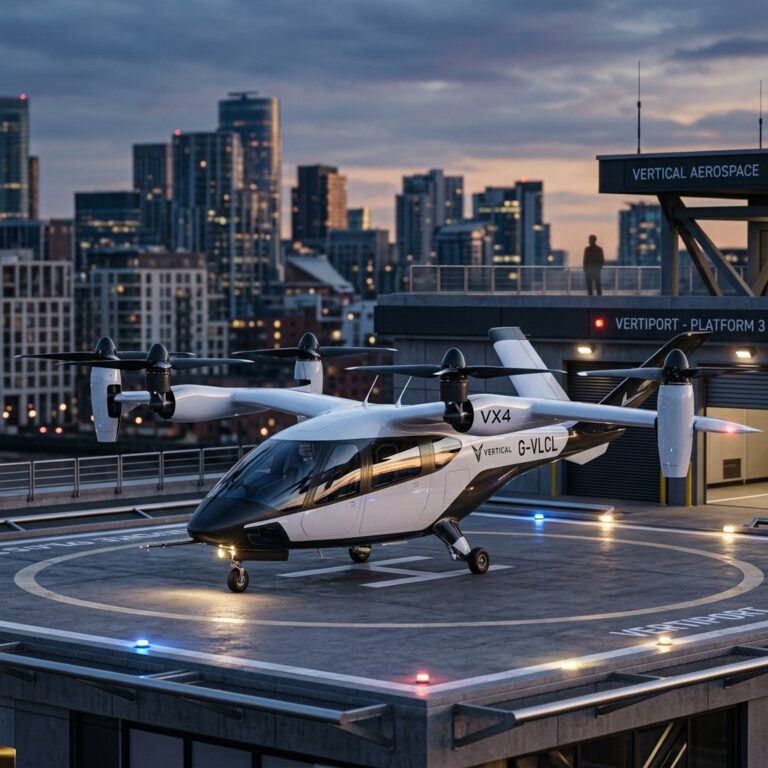 Vertical Aerospace Avvia il Primo Centro Air Taxi nel Regno Unito: Un Passo Verso il Futuro dell’Aviazione Privata